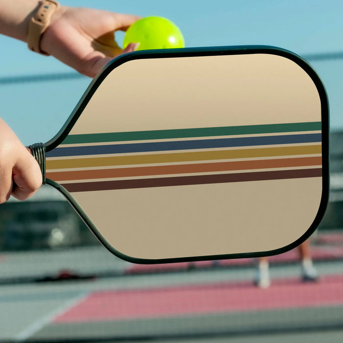 16mm Retro Stripes Pickleball Paddle