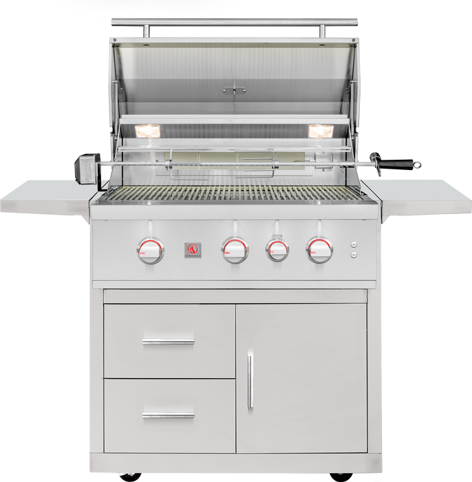 Summerset - TRL Pro 32″ Freestanding Gas Grill (with Deluxe Cart)