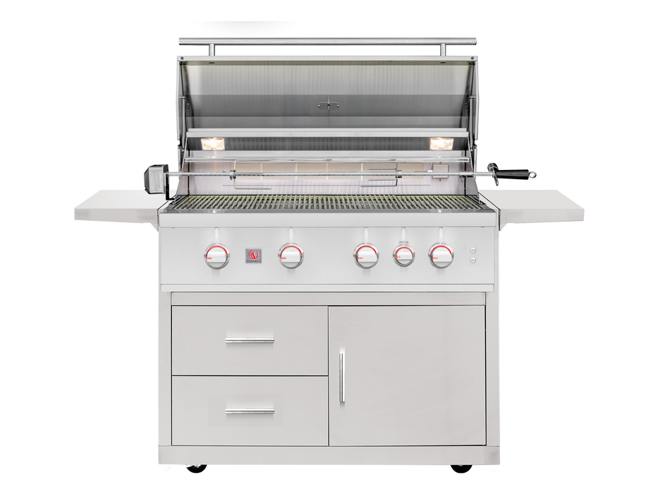Summerset - TRL Pro 40″ Freestanding Gas Grill (with Deluxe Cart)