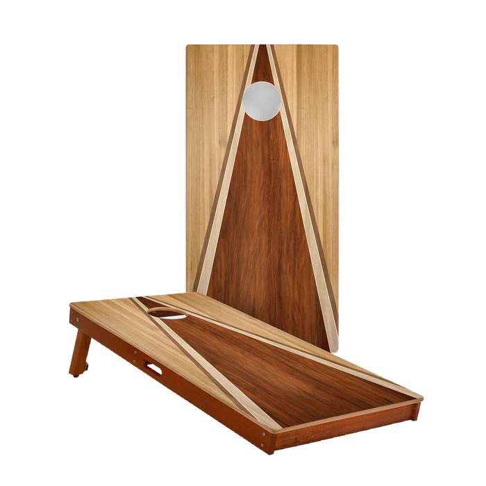 2ft x 4ft Graphic Wood Classic Cornhole Set | Classic Triangle Collection