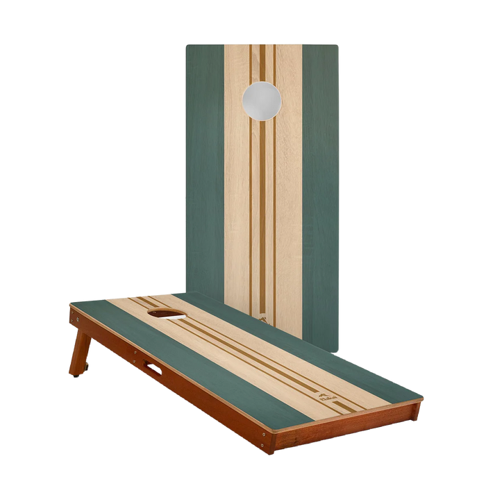 2ft x 4ft Graphic Wood Classic Cornhole Set | Coastal Surf Beach Collection