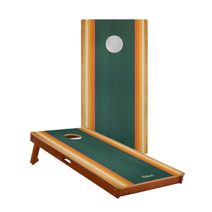 2ft x 4ft Graphic Wood Classic Cornhole Set | Coastal Surf Beach Collection