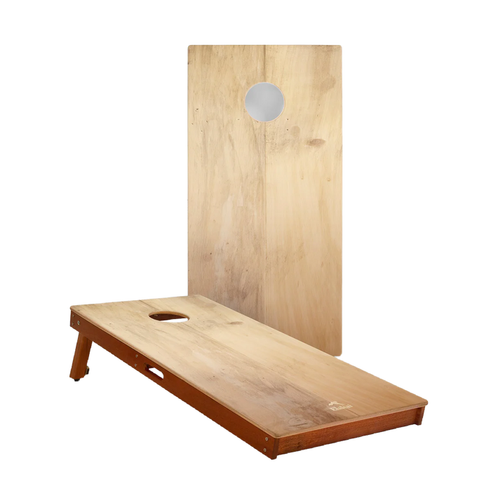 2ft x 4ft Graphic Wood Classic Cornhole Set | Organic Wood Pattern