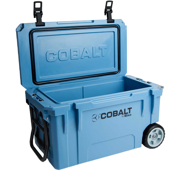Blue Coolers Cobalt 55 Quart Wheeled Roto-Molded Super Cooler