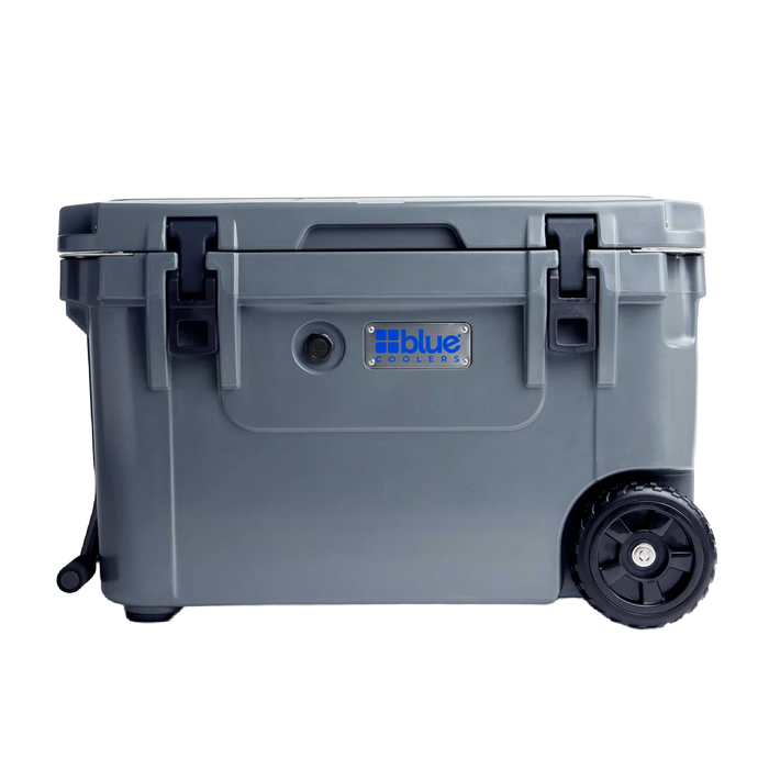 Blue Coolers - 60 Quart Ice Vault Roto-Molded Cooler with Wheels