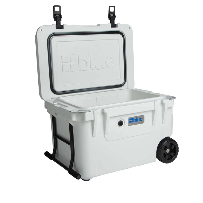 Blue Coolers - 60 Quart Ice Vault Roto-Molded Cooler with Wheels