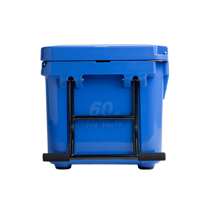 Blue Coolers - 60 Quart Ice Vault Roto-Molded Cooler with Wheels