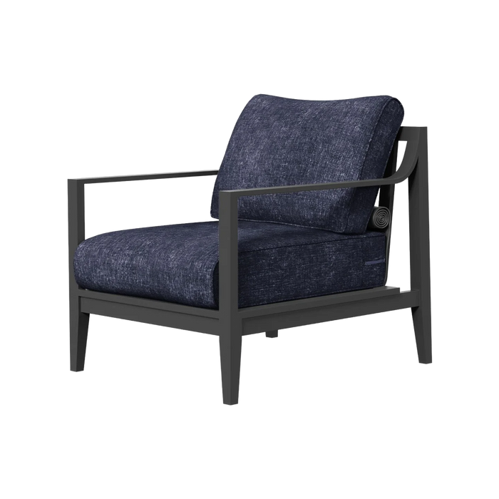 Charcoal Aluminum Outdoor Armchair