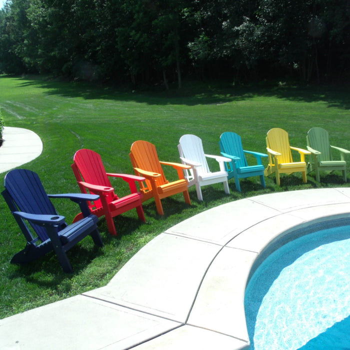 Folding Adirondack Chair with Cup Holder