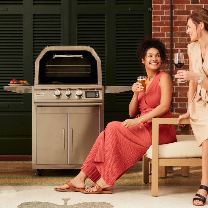 Blaze - 26" Gas Outdoor Oven With Rotisserie
