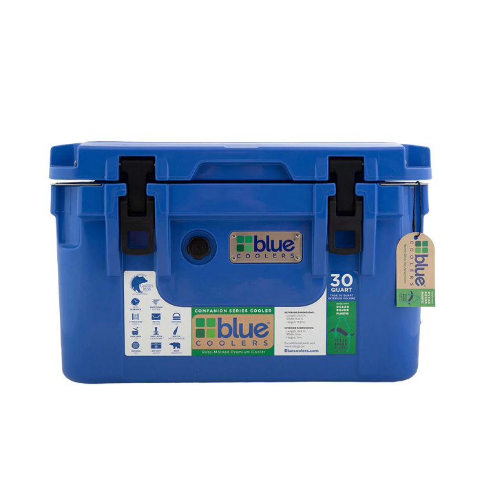 Blue Coolers - 30 Quart Companion Series Roto-Molded Cooler