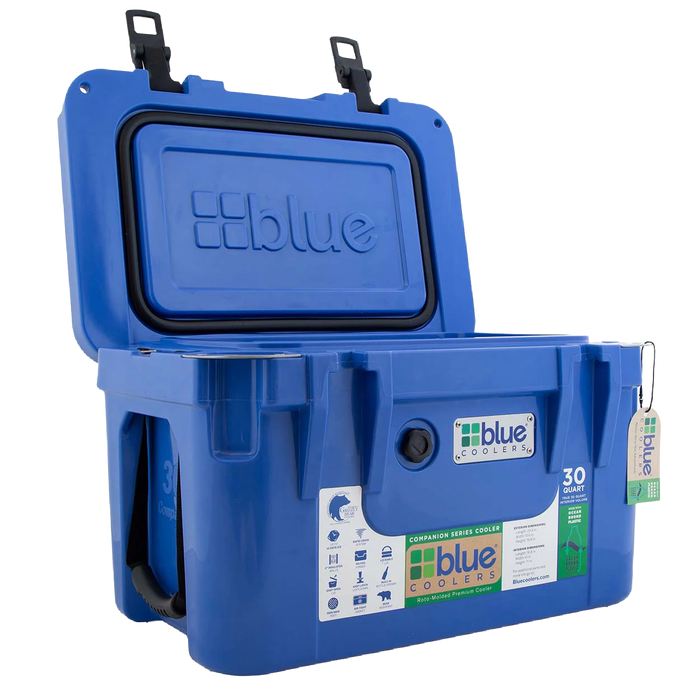Blue Coolers - 30 Quart Companion Series Roto-Molded Cooler
