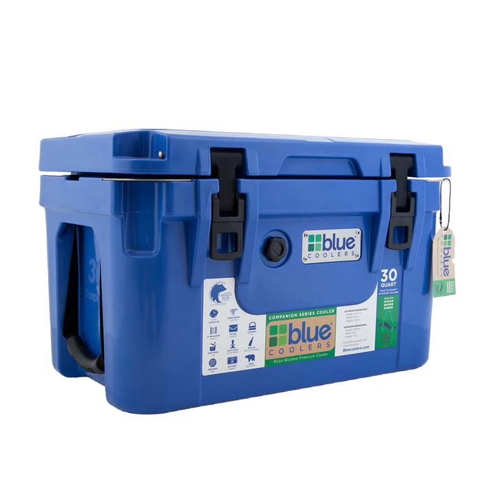 Blue Coolers - 30 Quart Companion Series Roto-Molded Cooler