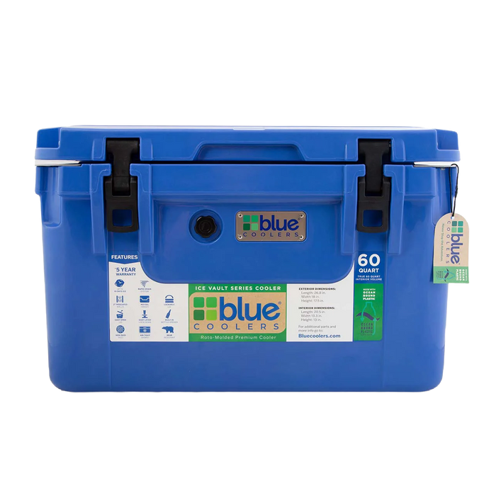 Blue Coolers - 60 Quart Companion Series Roto-Molded Cooler