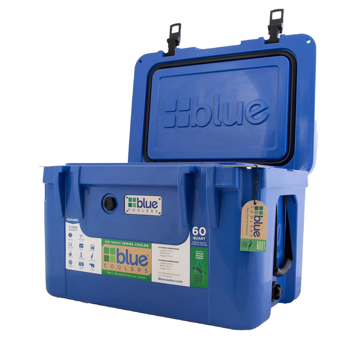 Blue Coolers - 60 Quart Companion Series Roto-Molded Cooler
