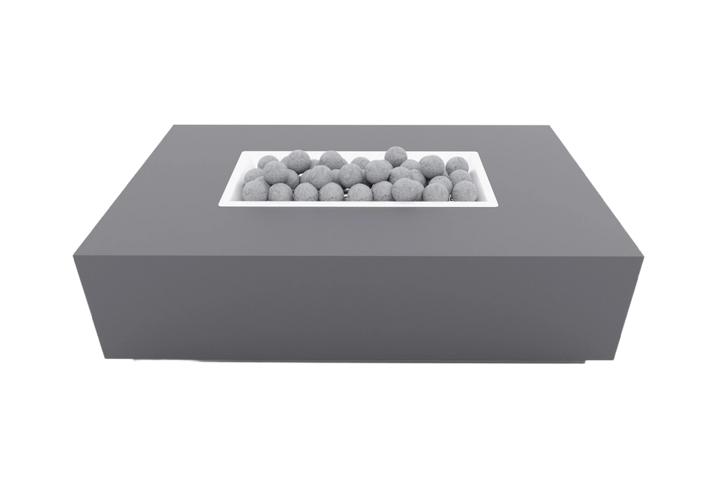 Concrete Fire Pit Table - Rectangular
