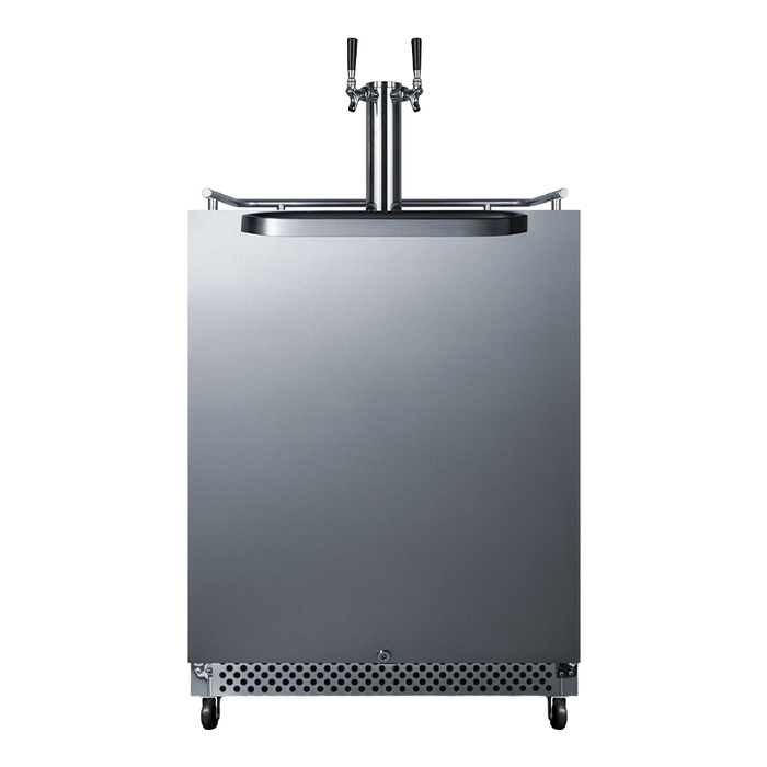 Summit - 24" Built-In or Freestanding Outdoor Kegerator – Twin Tap