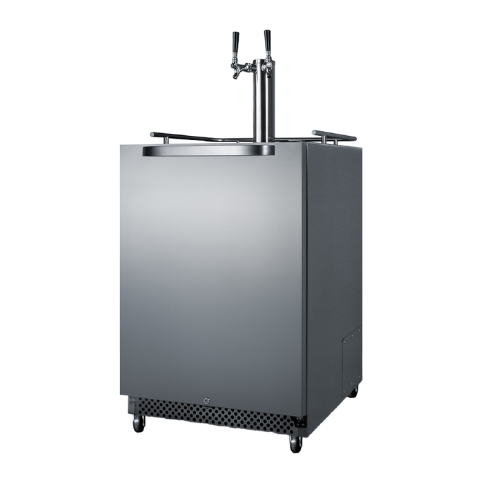 Summit - 24" Built-In or Freestanding Outdoor Kegerator – Twin Tap