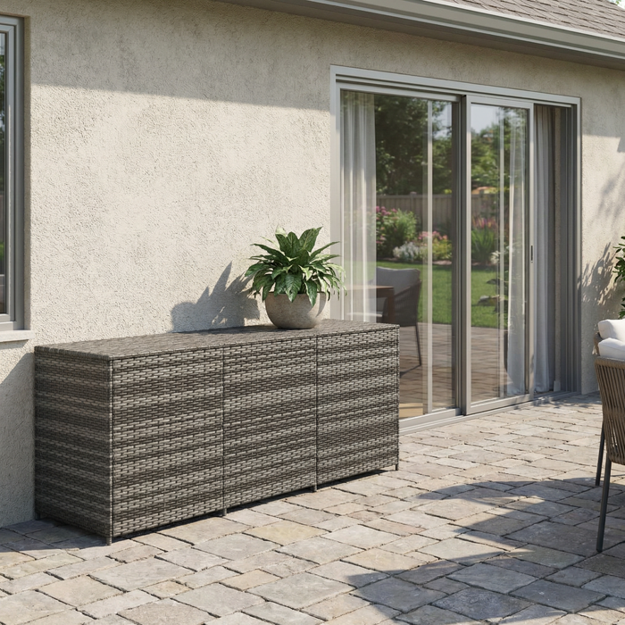 Extra-Large Wicker Deck Box