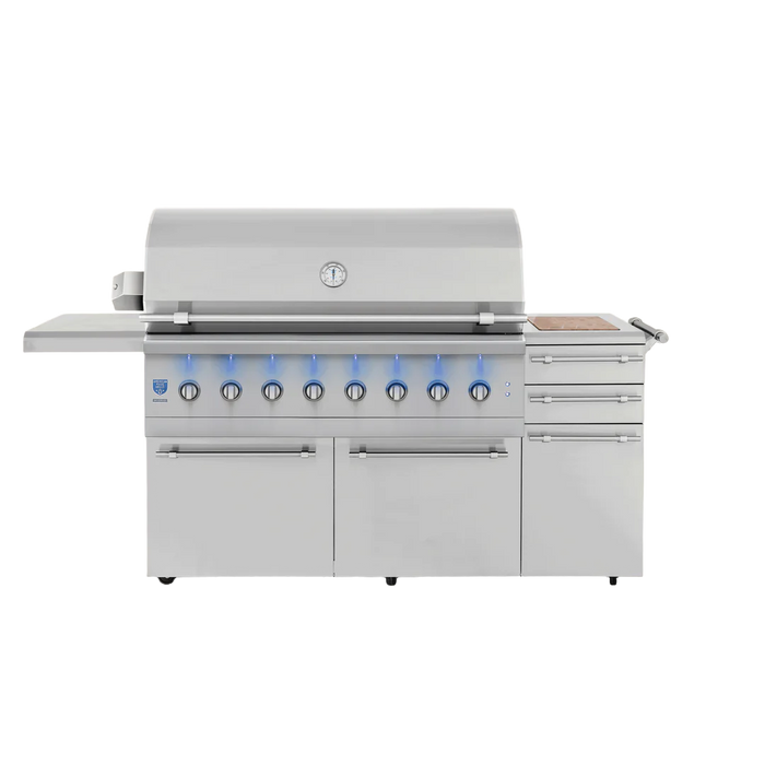 American Made Grills - Encore 54" Freestanding Hybrid Grill