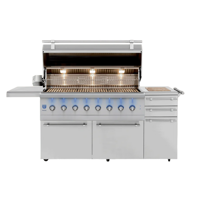 American Made Grills - Encore 54" Freestanding Hybrid Grill