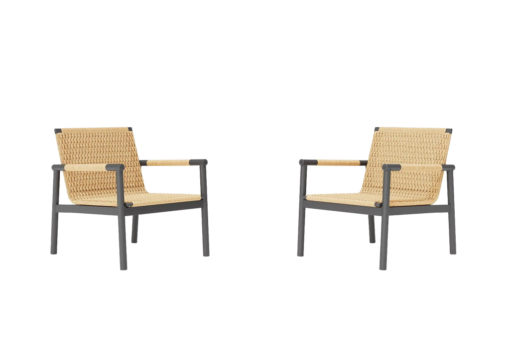 Wicker + Aluminum Flex Conversation Set
