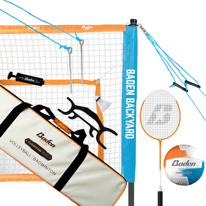 Champions Volleyball & Badminton Set (2-in-1)