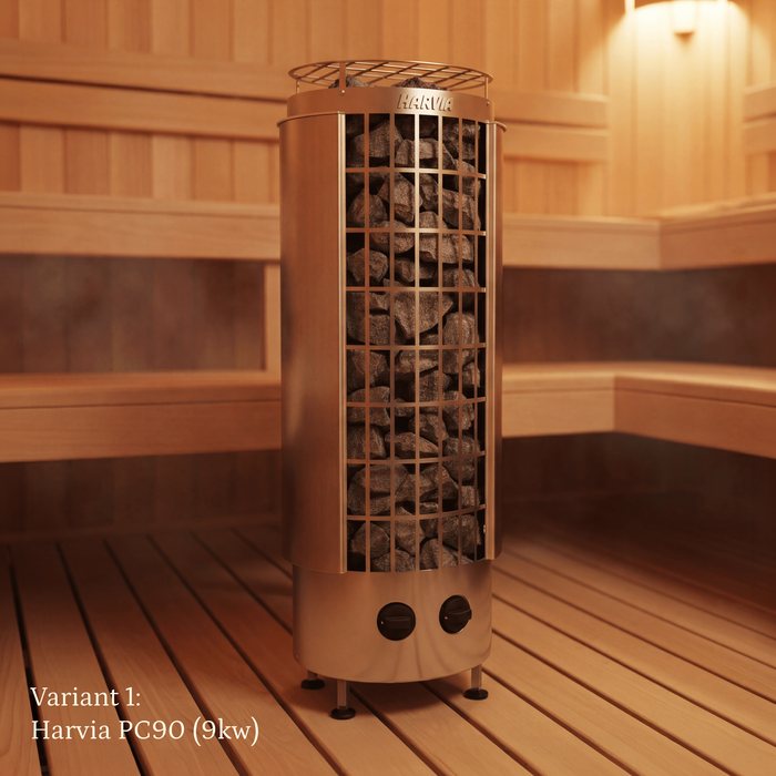 SaunaLife - Ergo Series E8 Barrel Sauna Kit