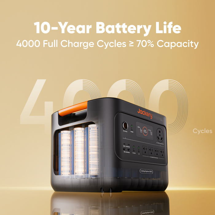 Jackery - Explorer 3000 v2 + 2x 200 Solar Panels (Backyard Backup System)