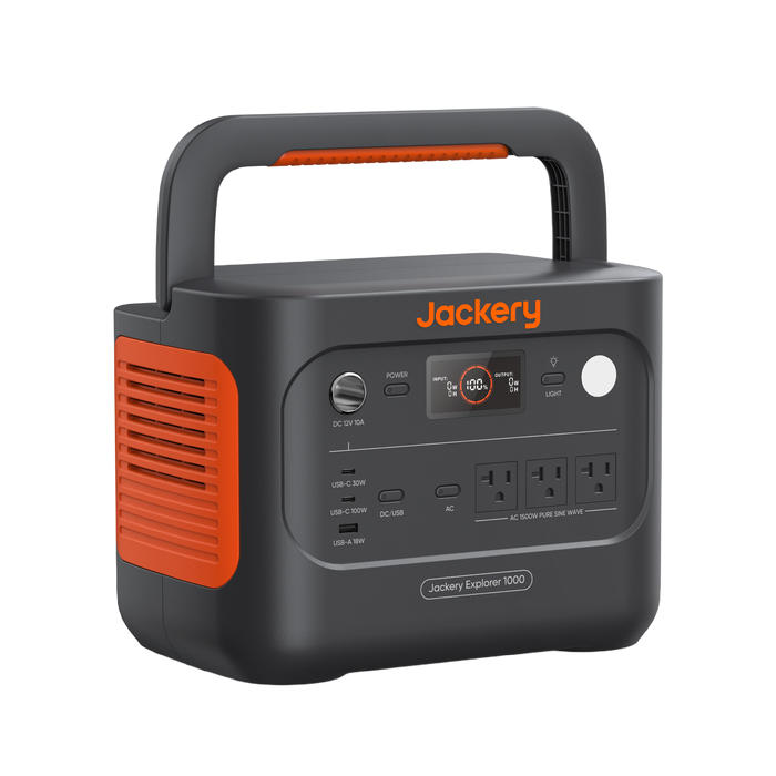 Jackery - Explorer 1000 v2 + 100W Solar Panel (Backyard Essentials Power Kit)
