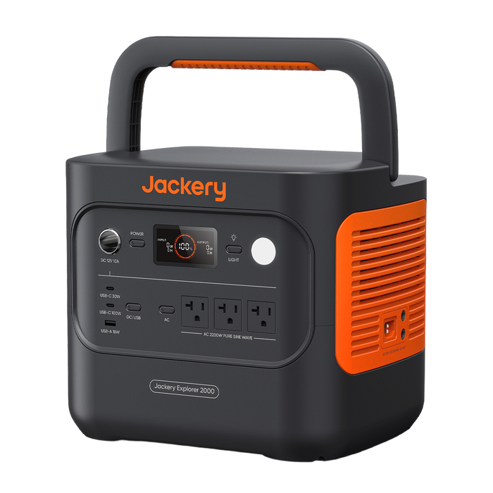 Jackery - Explorer 2000 v2 + 200W Solar Panel (Off-Grid Entertaining Kit)