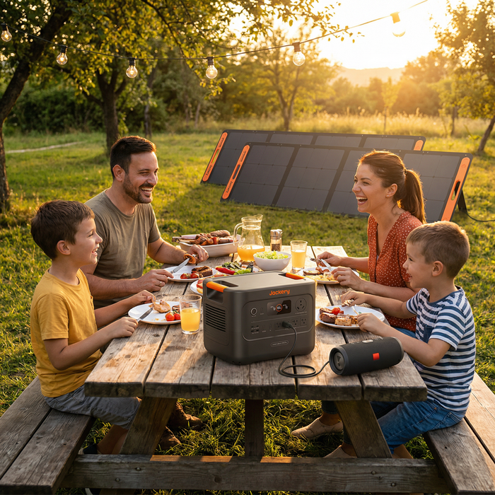 Jackery - Explorer 3000 v2 + 2x 200 Solar Panels (Backyard Backup System)