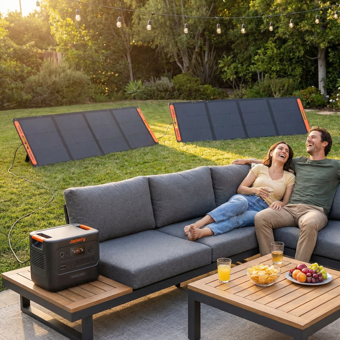 Jackery - Explorer 3000 v2 + 2x 200 Solar Panels (Backyard Backup System)