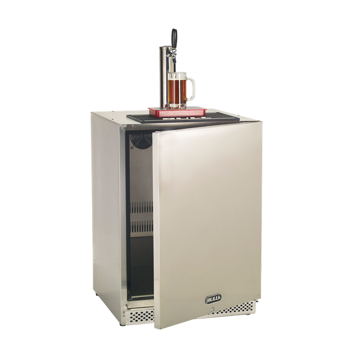 Bull - Outdoor Rated Kegerator – 6.6 cu. ft. Single Tap