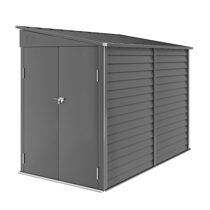 Metal Lean-To Storage Shed – 4.6 x 9