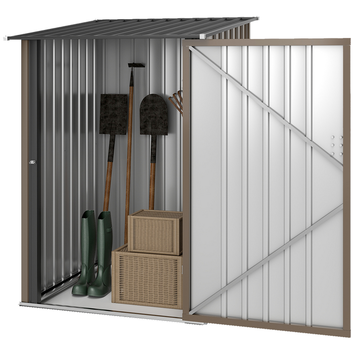 Metal Storage Shed – Compact Lean-To