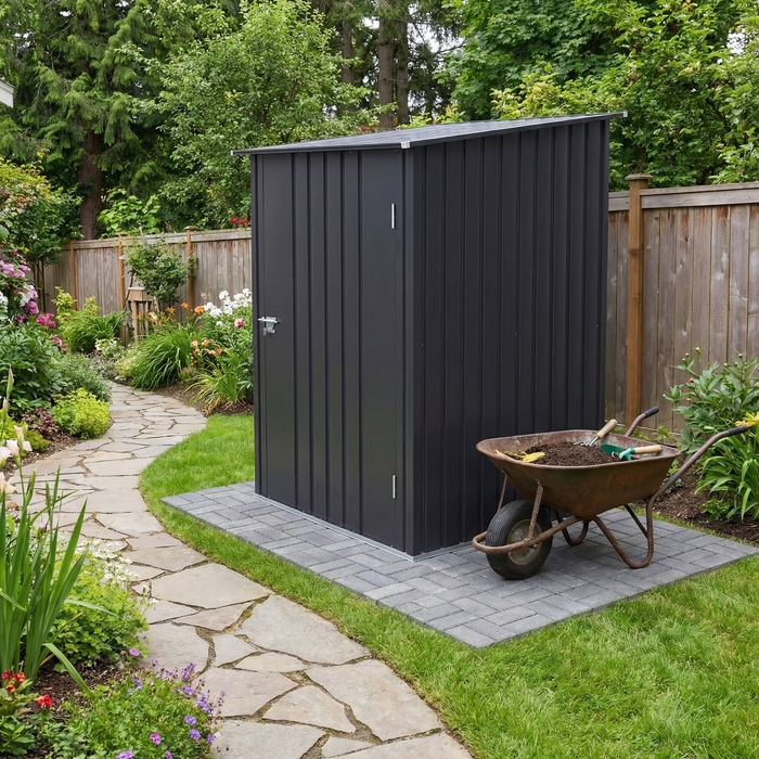 Metal Storage Shed – Compact Lean-To