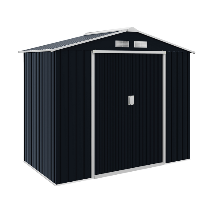 Metal Storage Shed – 7x4 Sliding Door