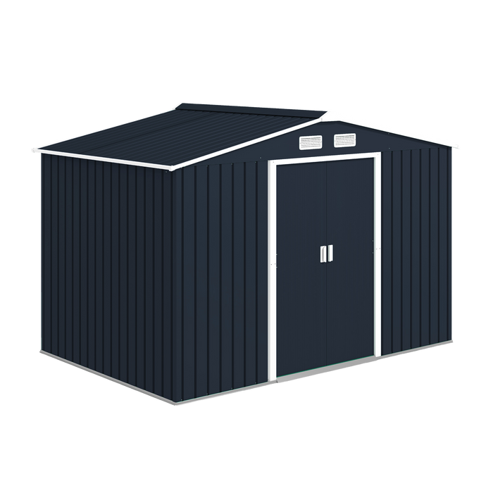 Metal Storage Shed – 9 x 6 Sliding Door