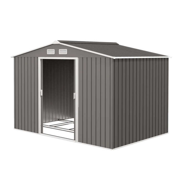 Metal Storage Shed – 9 x 6 Sliding Door