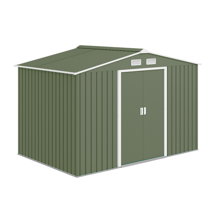 Metal Storage Shed – 9 x 6 Sliding Door