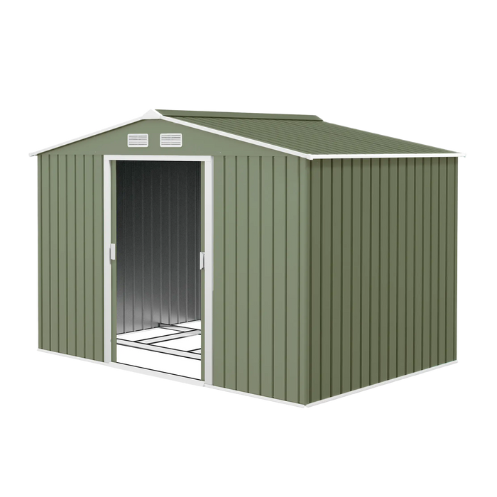 Metal Storage Shed – 9 x 6 Sliding Door