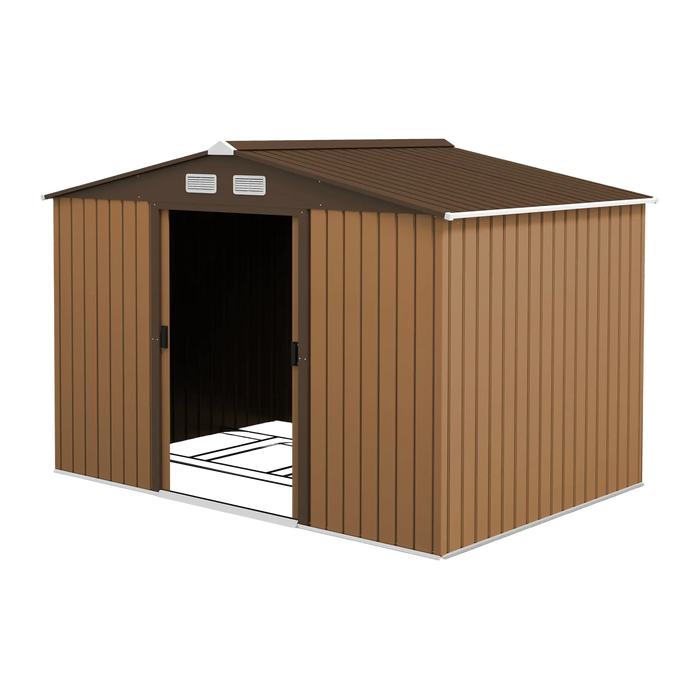Metal Storage Shed – 9 x 6 Sliding Door