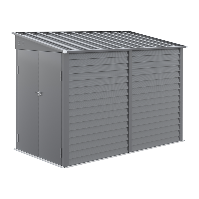 Metal Lean-To Storage Shed – 4.6 x 9