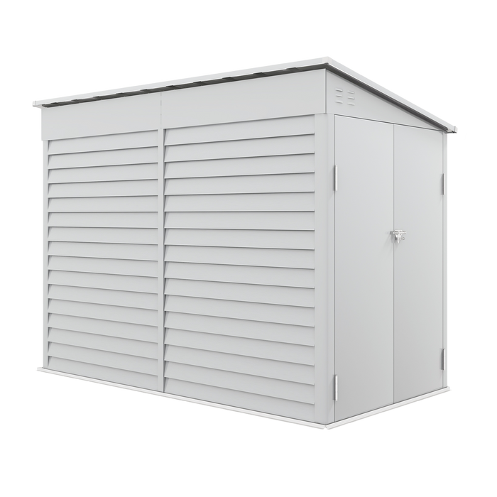 Metal Lean-To Storage Shed – 4.6 x 9