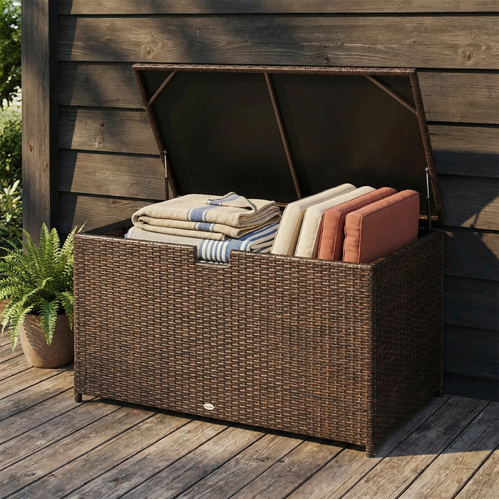 Outdoor Wicker Deck Box