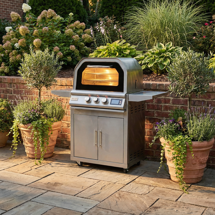 Blaze - 26" Gas Outdoor Oven With Rotisserie