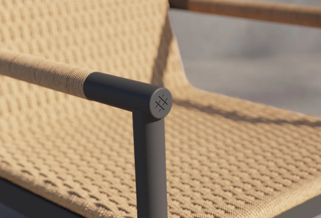 Wicker + Aluminum Flex Conversation Set