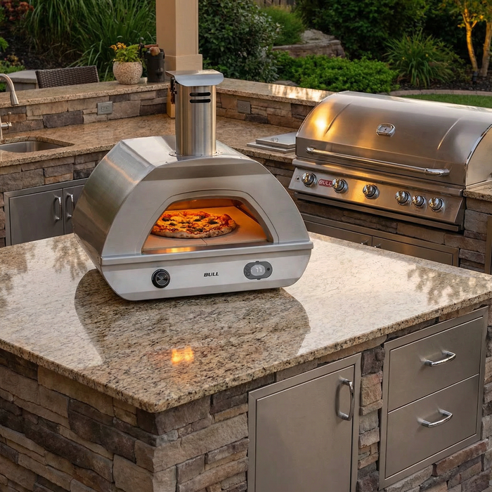 Bull - Dual Fuel Countertop Pizza Oven