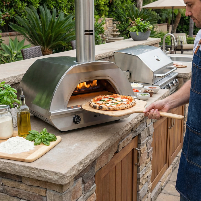 Bull - Dual Fuel Countertop Pizza Oven